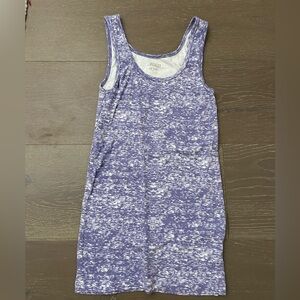 Purple and White Tank